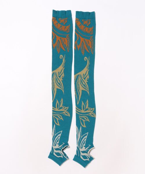 チャイハネ（チャイハネ）の「【チャイハネ】グラリスレッグウォーマー（レッグウォーマー・レディース・ブラック/ターコイズブルー/グリーン/ライトグレー/パープル・FREE）」の5枚目の写真