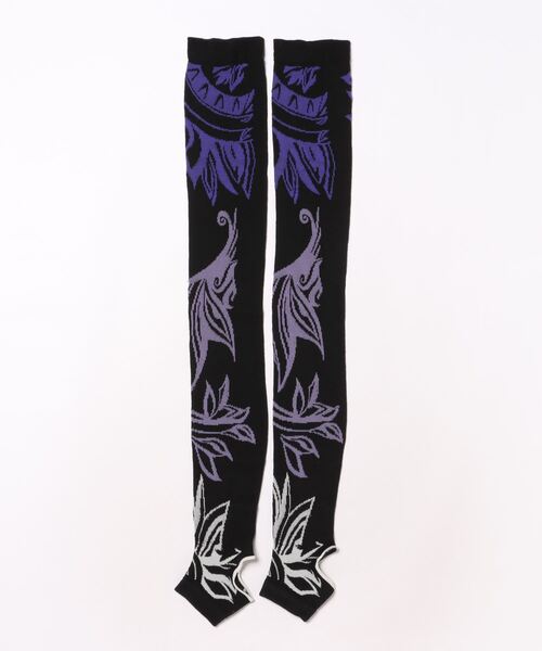 チャイハネ（チャイハネ）の「【チャイハネ】グラリスレッグウォーマー（レッグウォーマー・レディース・ブラック/ターコイズブルー/グリーン/ライトグレー/パープル・FREE）」の2枚目の写真