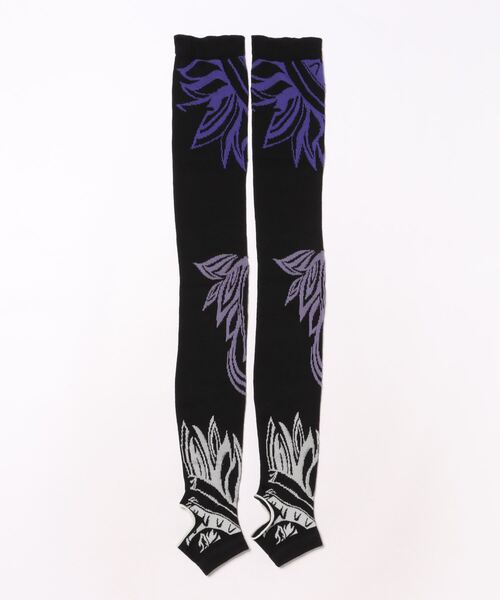 チャイハネ（チャイハネ）の「【チャイハネ】グラリスレッグウォーマー（レッグウォーマー・レディース・ブラック/ターコイズブルー/グリーン/ライトグレー/パープル・FREE）」の10枚目の写真