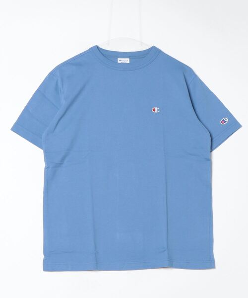 Champion(チャンピオン)の「チャンピオン SHORT SLEEVE T-SHIRT(Tシャツ/カットソー・メンズ・イエロー/グリーン/サックスブルー・S/M/L/LL)」の3枚目の写真