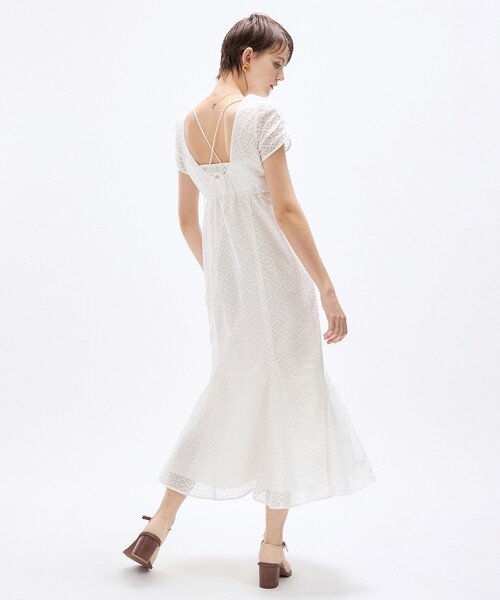 デイシー ワンピースブラック ノースリーブ ハート柄 レース DEICY ワンピース レースバックシャンワンピース : ZOZOTOWN