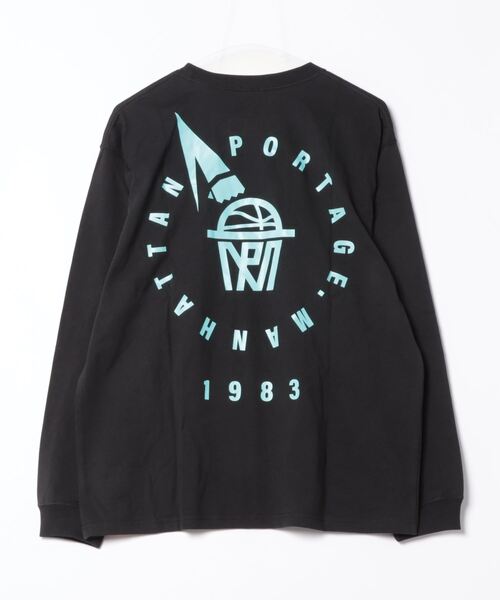 Manhattan Portage(マンハッタンポーテージ)の「L/S Print T-Shirt(Tシャツ/カットソー・メンズ・ライム/ブラック/ホワイト・SMALL/LARGE/X-LARGE/MEDIUM)」の4枚目の写真