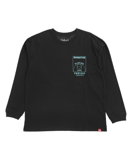 Manhattan Portage(マンハッタンポーテージ)の「L/S Print T-Shirt(Tシャツ/カットソー・メンズ・ライム/ブラック/ホワイト・SMALL/LARGE/X-LARGE/MEDIUM)」の3枚目の写真