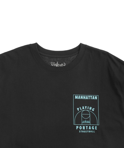 Manhattan Portage(マンハッタンポーテージ)の「L/S Print T-Shirt(Tシャツ/カットソー・メンズ・ライム/ブラック/ホワイト・SMALL/LARGE/X-LARGE/MEDIUM)」の6枚目の写真