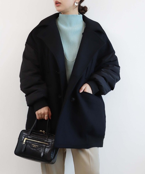 Jines(ジネス)の「ドッキング Pコート(ピーコート・レディース・ベージュ・38)」の10枚目の写真