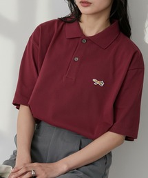 PENNEYS/ペニーズ 別注 THE FOX ロゴ ワンポイントワッペン刺繍オーバーサイズ鹿の子ポロシャツ