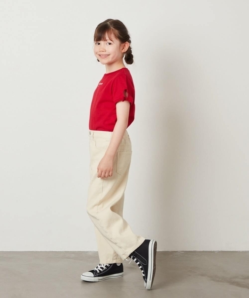 a.v.v（アーヴェヴェ）の「[140-150]エッグパンツ（デニムパンツ・キッズ・ブルー/アイボリー・140/150）」の22枚目の写真