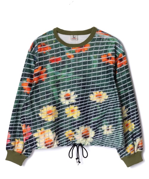 NON TOKYO(ノントーキョー)の「PRINT FLEECE PULLOVER TOP(Tシャツ/カットソー・レディース・カラフル/チェック/ブルー系・FREE)」の9枚目の写真