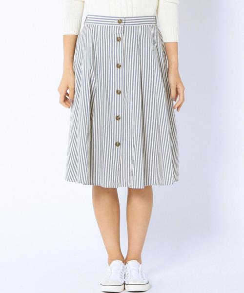 coen（コーエン）の「フロントボタンストライプフレアスカート◆（スカート・レディース・その他1・LARGE/MEDIUM）」の4枚目の写真