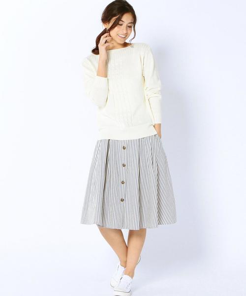 coen（コーエン）の「フロントボタンストライプフレアスカート◆（スカート・レディース・その他1・LARGE/MEDIUM）」の6枚目の写真