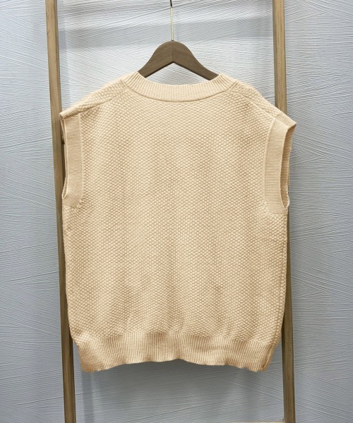 Miniministore(ミニミニストア)の「ニットベスト レディースチョッキ 重ね着(ベスト・レディース・ライトブルー/ベージュ/パープル/グリーン/ブラウン/レッド・FREE)」の13枚目の写真