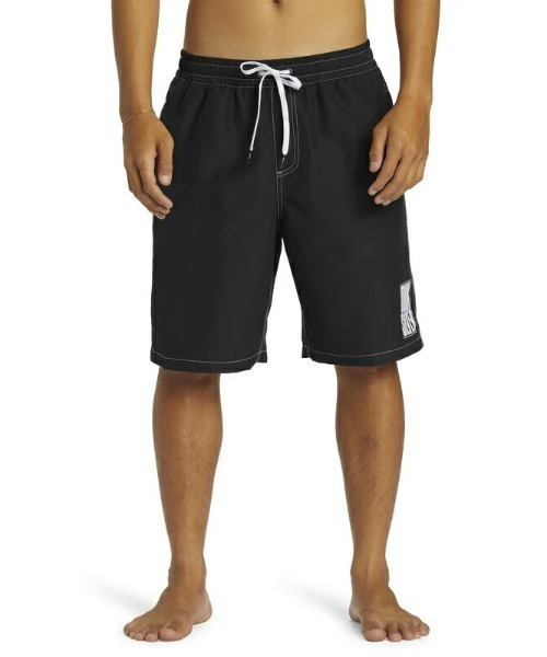 Quiksilver（クイックシルバー）の「SATURN VOLLEY 20/クイックシルバーウエストゴムサーフトランクス・ボードショーツ(水着)（水着・メンズ・ブルー/ブラック・MEDIUM/X-LARGE/LARGE/SMALL）」の2枚目の写真