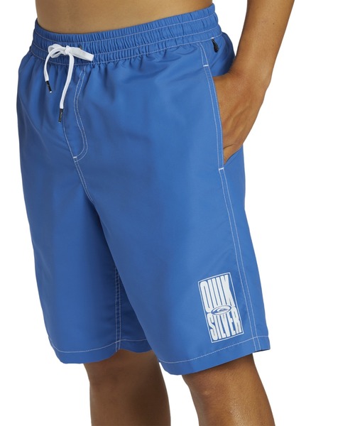 Quiksilver（クイックシルバー）の「SATURN VOLLEY 20/クイックシルバーウエストゴムサーフトランクス・ボードショーツ(水着)（水着・メンズ・ブルー/ブラック・MEDIUM/X-LARGE/LARGE/SMALL）」の6枚目の写真