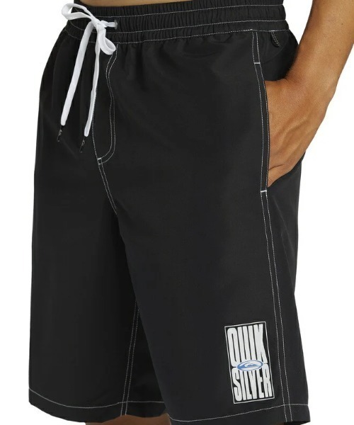 Quiksilver（クイックシルバー）の「SATURN VOLLEY 20/クイックシルバーウエストゴムサーフトランクス・ボードショーツ(水着)（水着・メンズ・ブルー/ブラック・MEDIUM/X-LARGE/LARGE/SMALL）」の11枚目の写真