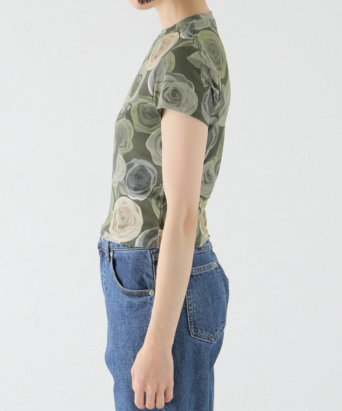 OPEN Yy(オープンワイワイ)の「【OPEN YY×Hello Kitty】YY BABY TEE:Tシャツ(Tシャツ/カットソー・レディース・カーキ・1)」の6枚目の写真