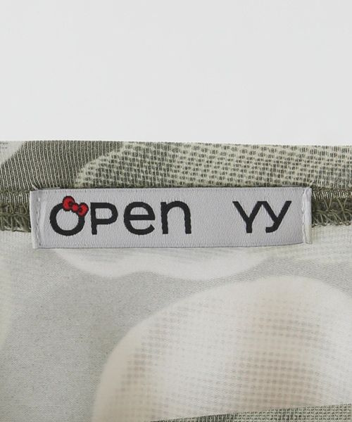 OPEN Yy(オープンワイワイ)の「【OPEN YY×Hello Kitty】YY BABY TEE:Tシャツ(Tシャツ/カットソー・レディース・カーキ・1)」の14枚目の写真