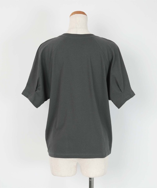 汗染み防止タックボリュームスリーブTシャツ（Tシャツ