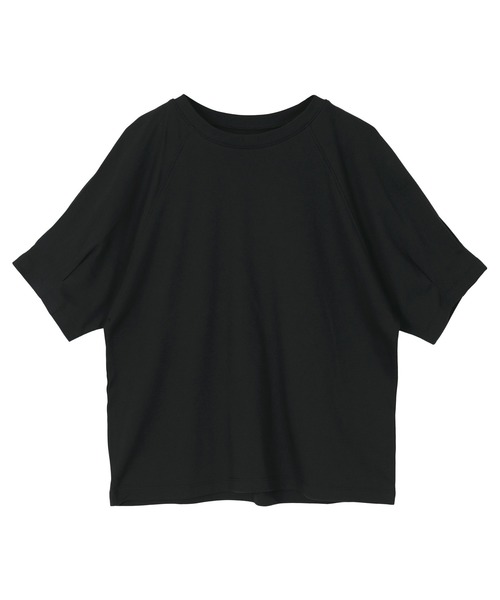 UR'S(ユアーズ)の「汗染み防止タックボリュームスリーブTシャツ(Tシャツ/カットソー・レディース・ブラック/ホワイト/ブルーグレー/チャコール・M/L/S)」の22枚目の写真