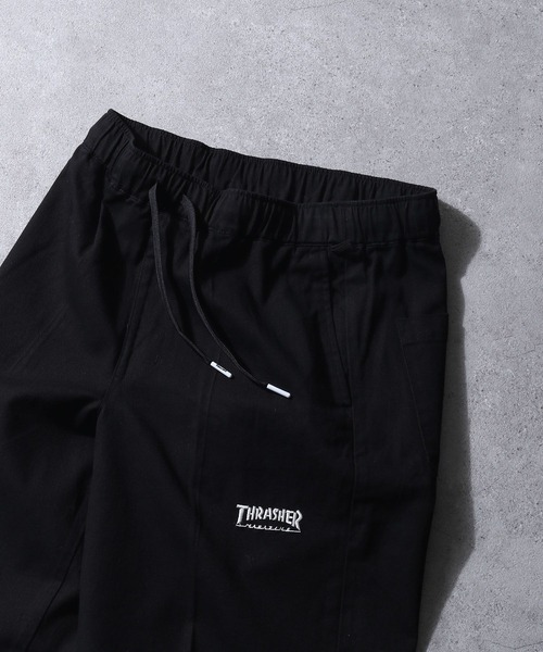 THRASHER（スラッシャー）の「【THRASHER】 カツラギデニム イージー ワイド ハーフパンツ（デニムパンツ・メンズ・ベージュ/ブラック系/オフホワイト/ブラック・LARGE/MEDIUM/X-LARGE）」の13枚目の写真
