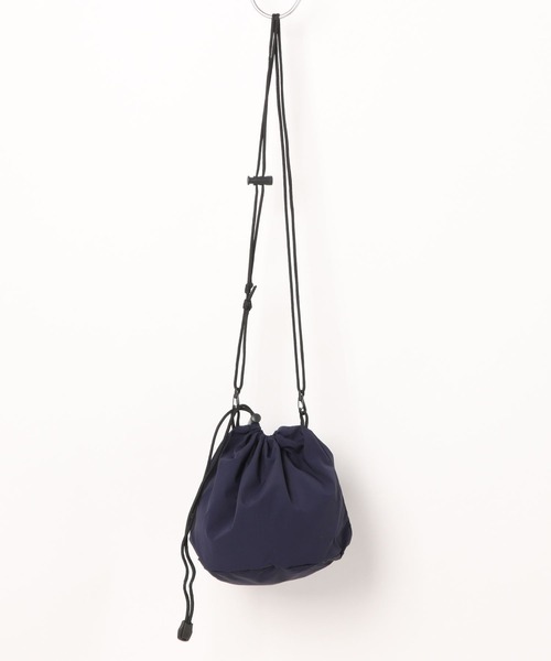 PARROTT CANVAS(パロットキャンバス)の「【PARROTT CANVAS】PCMミニバッグ 巾着 ナイロン(ショルダーバッグ・レディース・ネイビー/ピンク・FREE)」の4枚目の写真