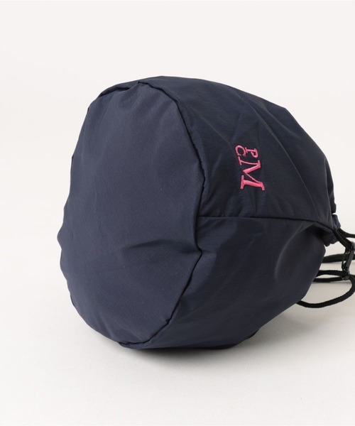 PARROTT CANVAS(パロットキャンバス)の「【PARROTT CANVAS】PCMミニバッグ 巾着 ナイロン(ショルダーバッグ・レディース・ネイビー/ピンク・FREE)」の8枚目の写真