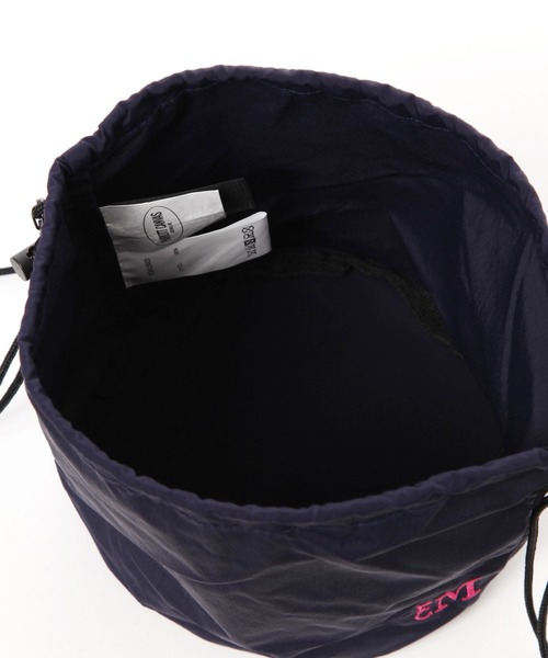 PARROTT CANVAS(パロットキャンバス)の「【PARROTT CANVAS】PCMミニバッグ 巾着 ナイロン(ショルダーバッグ・レディース・ネイビー/ピンク・FREE)」の16枚目の写真