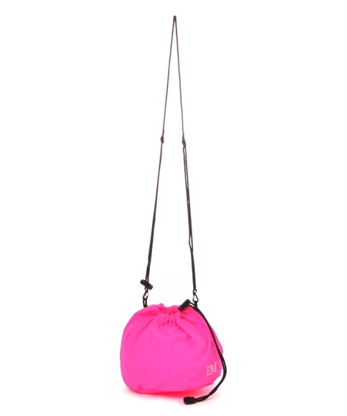 PARROTT CANVAS(パロットキャンバス)の「【PARROTT CANVAS】PCMミニバッグ 巾着 ナイロン(ショルダーバッグ・レディース・ネイビー/ピンク・FREE)」の19枚目の写真
