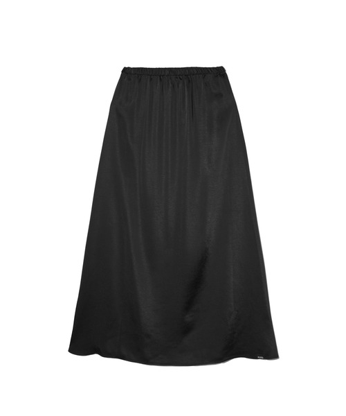 MILKFED.（ミルクフェド）の「FLARE LONG SKIRT（スカート・レディース・ブラック/ライトグレー/ブラウン・ONE SIZE）」の2枚目の写真