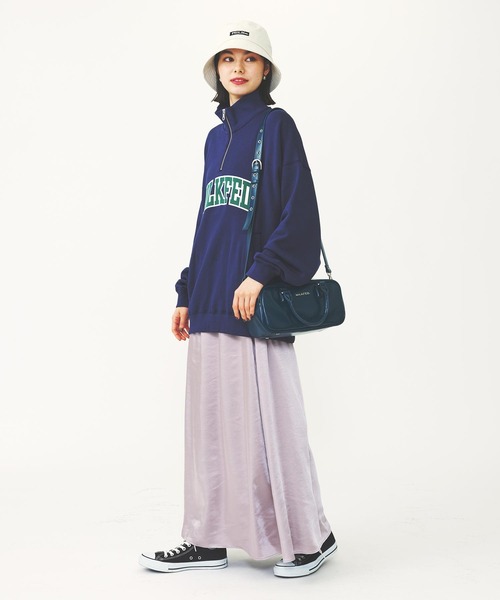 MILKFED.（ミルクフェド）の「FLARE LONG SKIRT（スカート・レディース・ブラック/ライトグレー/ブラウン・ONE SIZE）」の9枚目の写真