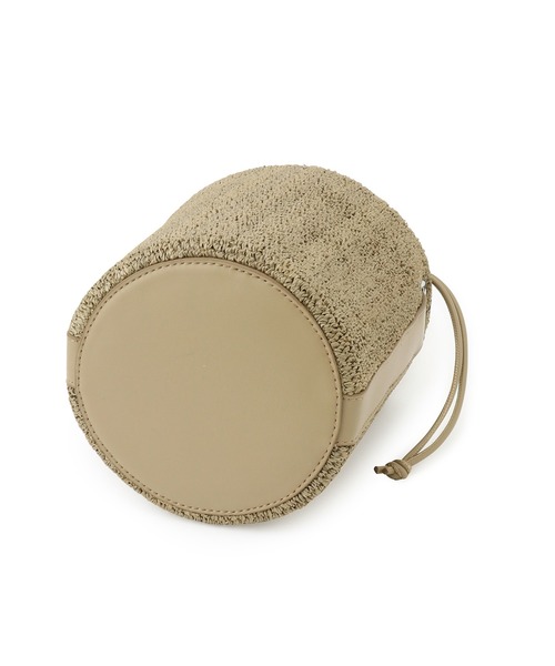 ADAM ET ROPE'（アダムエロペ）の「軽量雑材バケツバッグ（ハンドバッグ・レディース・カーキ/ブラック・FREE）」の11枚目の写真