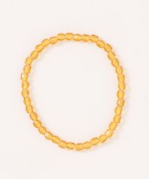 欧州航路（オウシュウコウロ）の「【欧州航路】チェコガラス カットガラスブレスレット（ブレスレット・オレンジ系）」