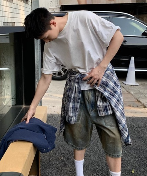 MGV（エムジーヴィー）の「ヴィンテージハーフデニム（デニムパンツ・メンズ・ブルー・MEDIUM/LARGE/X-LARGE）」の8枚目の写真