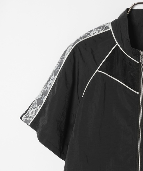 Heather（ヘザー）の「パイピングレースブルゾン（半袖）　129906（ブルゾン・レディース・アイボリー/ブラック・FREE）」の17枚目の写真