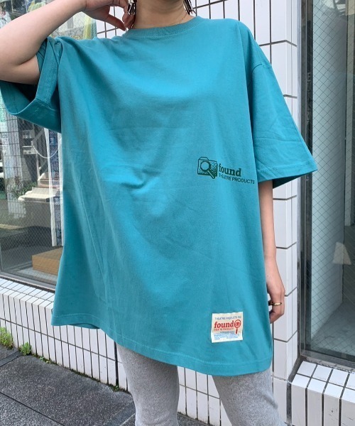 THEATRE PRODUCTS（シアタープロダクツ）の「found PCプリントTシャツ（Tシャツ/カットソー・レディース・ホワイト/グリーン/ブラック・FREE）」の8枚目の写真