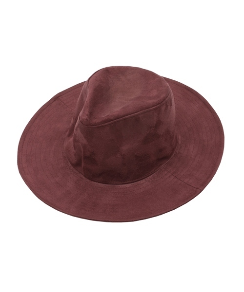 PUNYUS（プニュズ）の「フェイクスウェードハット（ハット・レディース・カーキ/ブラック/キャメル/ワイン・FREE）」の4枚目の写真