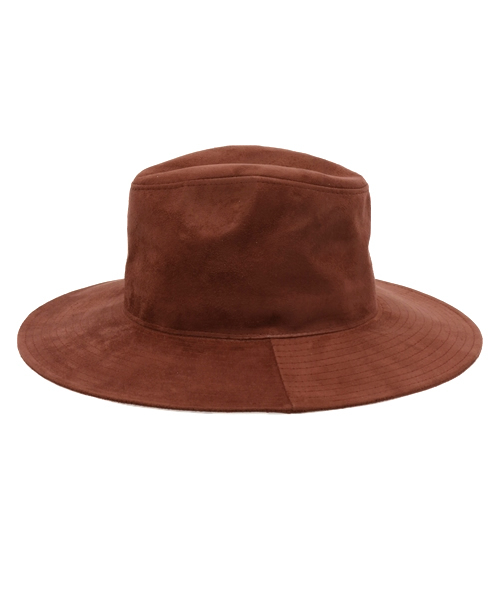 PUNYUS（プニュズ）の「フェイクスウェードハット（ハット・レディース・カーキ/ブラック/キャメル/ワイン・FREE）」の5枚目の写真