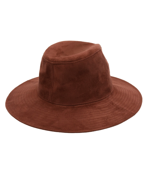 PUNYUS（プニュズ）の「フェイクスウェードハット（ハット・レディース・カーキ/ブラック/キャメル/ワイン・FREE）」の6枚目の写真