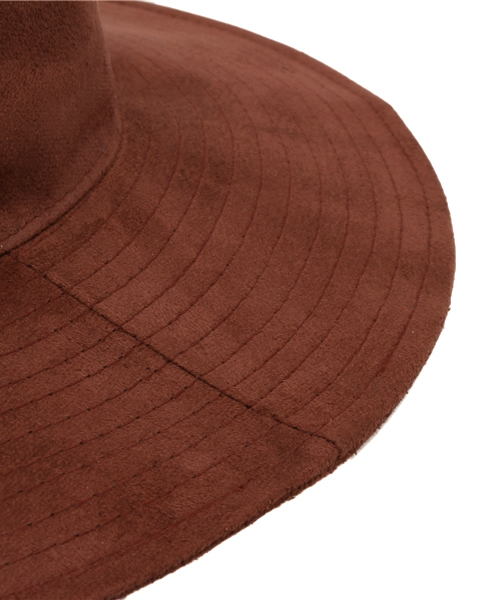 PUNYUS（プニュズ）の「フェイクスウェードハット（ハット・レディース・カーキ/ブラック/キャメル/ワイン・FREE）」の8枚目の写真