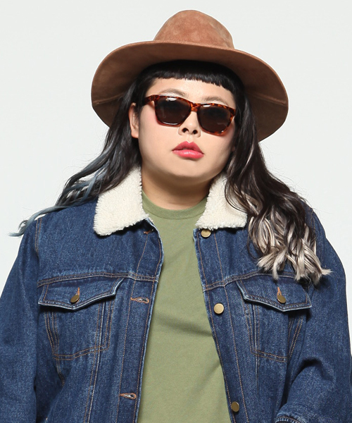 PUNYUS（プニュズ）の「フェイクスウェードハット（ハット・レディース・カーキ/ブラック/キャメル/ワイン・FREE）」の14枚目の写真