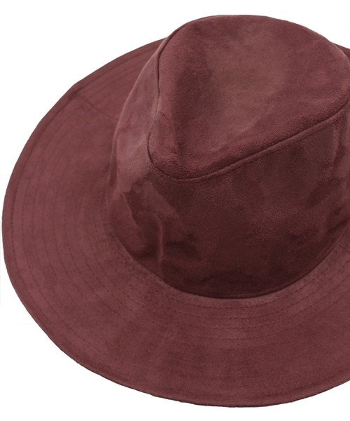 PUNYUS（プニュズ）の「フェイクスウェードハット（ハット・レディース・カーキ/ブラック/キャメル/ワイン・FREE）」の12枚目の写真