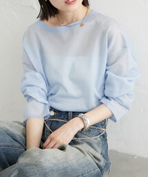 mystic | newシアーニットプルオーバー(ニット/セーター)