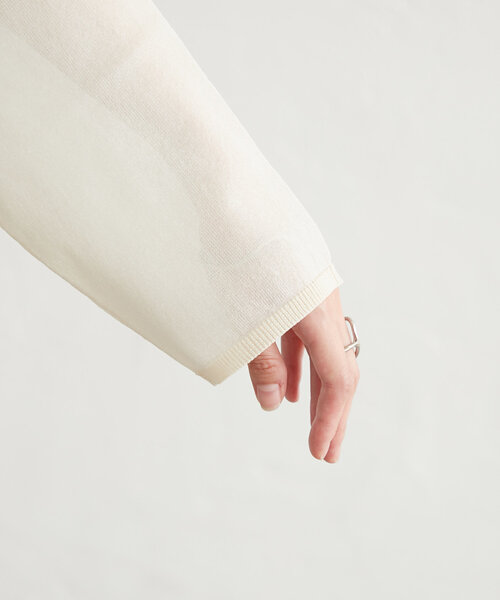 mystic（ミスティック）の「newシアーニットプルオーバー（ニット/セーター・レディース・レッド/ブルー/グリーン/アイボリー・FREE）」の19枚目の写真