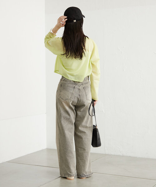 mystic（ミスティック）の「newシアーニットプルオーバー（ニット/セーター・レディース・レッド/ブルー/グリーン/アイボリー・FREE）」の12枚目の写真