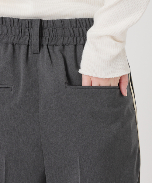 ジャーナルスタンダードツイルラインパンツ　ブラック36 JOURNAL STANDARD L'ESSAGE｜ツイルラインパンツ | Rakuten