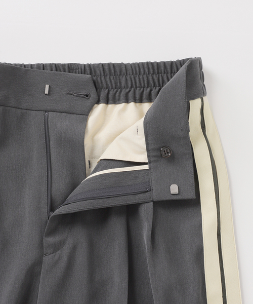 JOURNAL STANDARD L'ESSAGE PE/ツイルラインパンツ セール】PE/ツイルラインパンツ（スラックス）｜journal