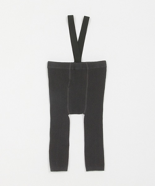 petit main（プティマイン）の「Vストラップレギンス（レギンス/スパッツ・キッズ・チャコール/ベージュ/アイボリー・80ｃｍ/70cm）」の5枚目の写真