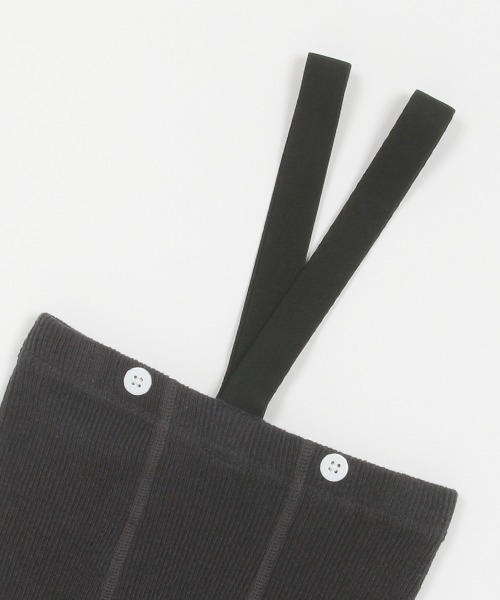 petit main（プティマイン）の「Vストラップレギンス（レギンス/スパッツ・キッズ・チャコール/ベージュ/アイボリー・80ｃｍ/70cm）」の6枚目の写真