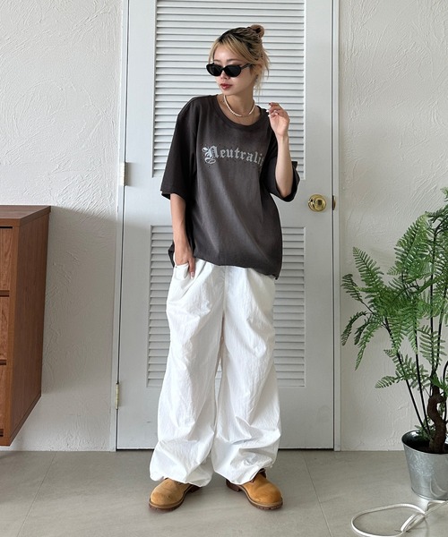 sedacle(セダクル)の「スタッズサイドタックナイロンパンツ【SETUP着用可能】(その他パンツ・メンズ・グレー/オフホワイト/ブラック・SMALL/MEDIUM/LARGE)」の6枚目の写真