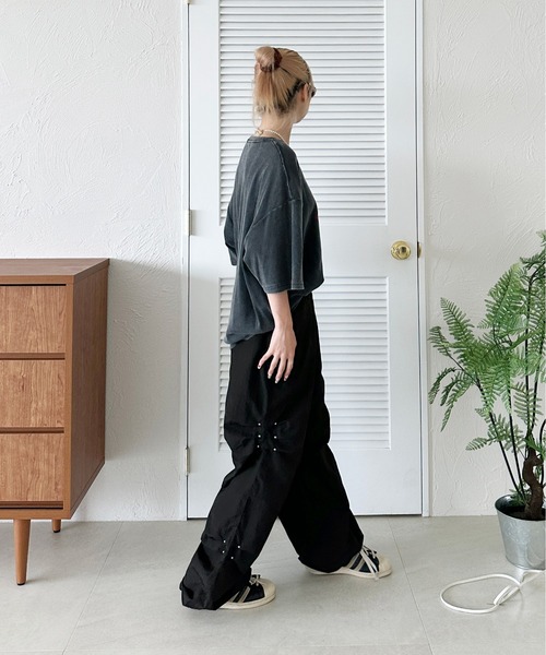 sedacle(セダクル)の「スタッズサイドタックナイロンパンツ【SETUP着用可能】(その他パンツ・メンズ・グレー/オフホワイト/ブラック・SMALL/MEDIUM/LARGE)」の12枚目の写真