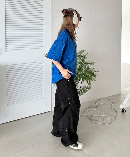 sedacle(セダクル)の「スタッズサイドタックナイロンパンツ【SETUP着用可能】(その他パンツ・メンズ・グレー/オフホワイト/ブラック・SMALL/MEDIUM/LARGE)」の15枚目の写真